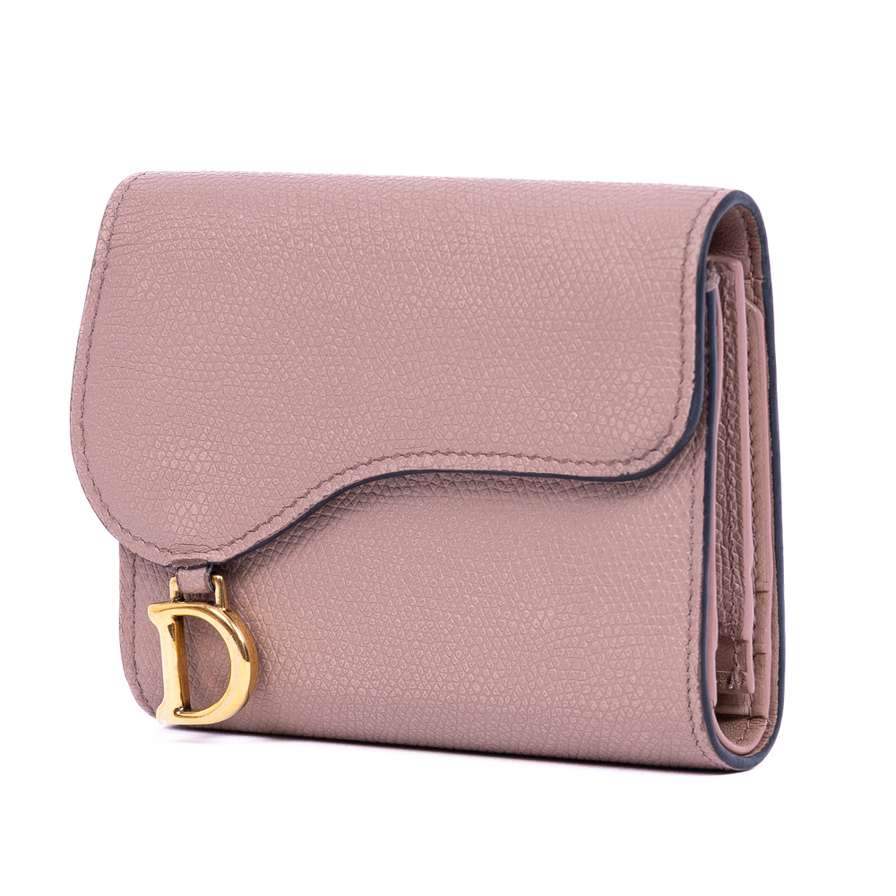 Dior Saddle Lotus Bi-Fold Wallet - Picture 2 of 11